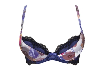 Бюстгальтер Gossard Edina 8931 елегантність з мереживом та push-up 80A Sapphire (5053014079727)