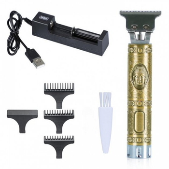 Профессиональная машинка триммер Hair Clipper WS-T99 для стрижки волос Золотой