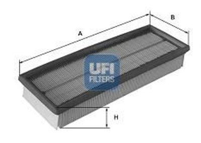 Фільтр повітряний VW GOLF, PASSAT, SKODA OCTAVIA 04- UFI (3018700)