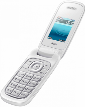 Мобильный телефон раскладушка E1272 Dual Sim white