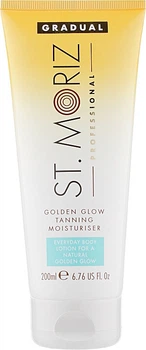 Лосьйон зволожуючий для поступового засмаги St Moriz Professional Golden Glow Tanning Moisturiser 200