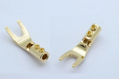 Акустический разъем Connector 2 шт. цвет: золотой