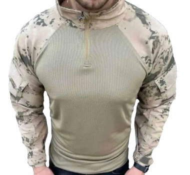 Тактическая рубашка военная форма убакс UBACS VOGEL Песок Coolmax XXL (338055)