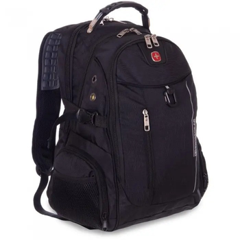 Міський рюкзак 7608 Чорний, туристичний рюкзак тактичний 35л (VS7005300)