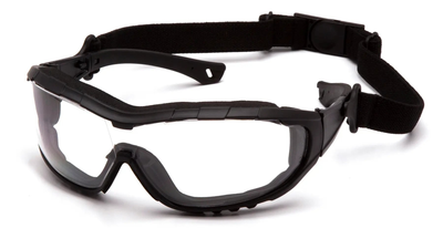 Тактичні окуляри балістичні Pyramex V3T Anti-Fog, прозорі