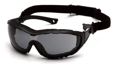 Тактичні окуляри балістичні Pyramex V3T Anti-Fog, чорні