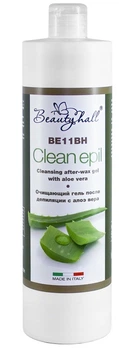 Очищаючий гель після депіляції Beautyhall Clean epil cleansing after-wax gel with aloe vera з алое вера 500 мл (8024908880115)