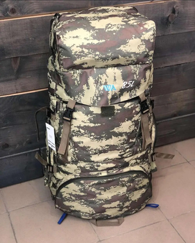Рюкзак тактический 85 литров объем для ЗСУ, мужской штурмовой военный рюкзак 85л, водоотталкивающий Мультикам