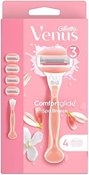 Станок для гоління жіночий (Бритва) Gillette Venus ComfortGlide Spa Breeze 4 картриджа