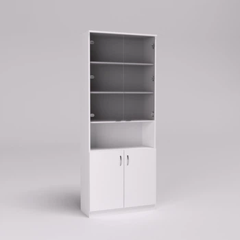 Шафа офісна ОШС-2 Континент 800/340/2100 Білий