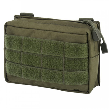 Сумка поясная Oliv Molle MiL-tec Германия ВСУ (ЗСУ) 13487001 7216 17х5х12 см оливковая