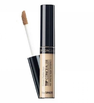 Консилер для устойчивого покрытия The Saem Cover Perfection Tip Concealer 1.75 Middle Beige