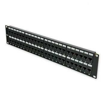 Сетевая патч-панель EPNew UTP 19" 48 портов 2U cat.6 6PLH-480BK