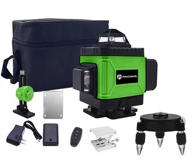 Лазерный уровень 4d Pracmanu Green LD 515
