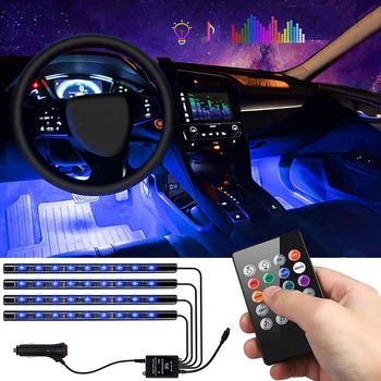 Підсвітка салону авто з датчиком звуку UKC Automobile Atmosphere Lamp