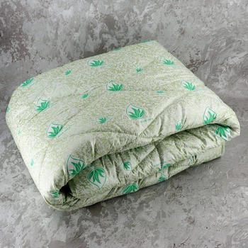 Одеяло закрытое холлофайбер ALOE VERA (Микрофибра) Полуторное 145х210 55065 3903533