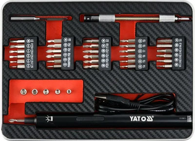Аккумуляторная отвертка Yato YT-27930