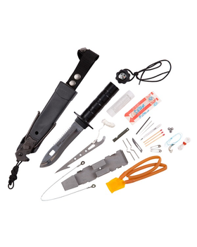Ніж KOMBAT UK Explorer Knife Kit Uni чорний (kb-ekk-blk)