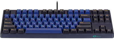 Клавиатура проводная Akko 3087 Horizon Cherry MX Brown USB Blue/Black (A3087_H_CBR)