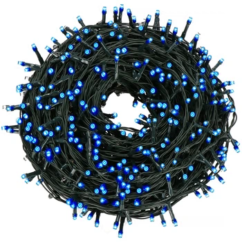 Светодиодная Гирлянда уличная наружная Springos 25 м 500 LED CL0523 новогодняя синий