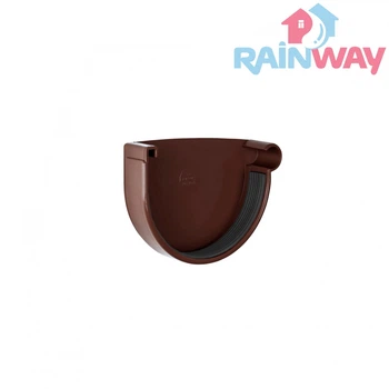 Заглушка ринви права RAINWAY 90 система Коричнева