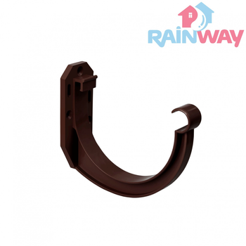 Кронштейн (тримач) ринви ПВХ RAINWAY 90 система Коричневий