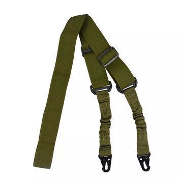 Ремінь двоточковий плечовий для АК Тактичний ЗСУ для автомата Clefers Tactical BL4, Олива (5002209)