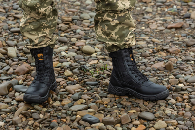 Берцы тактические. Мужские ультралёгкие боєвые ботинки Maxsteel Hi-legs Black 42 (278мм) черные