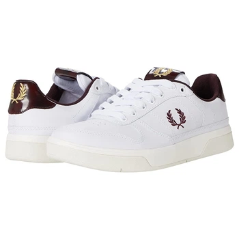 Снікери Fred Perry B300 Embossed Leather White/Oxblood, 45 (11660349)