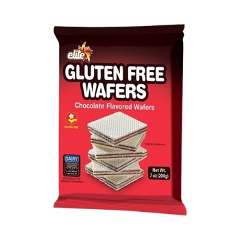 Вафлі без глютену ELITE Gluten free wafers chocolate flavored, 200 г
