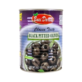Маслины без косточки BNEI DAROM Black Pitted Olives , 560 г песах