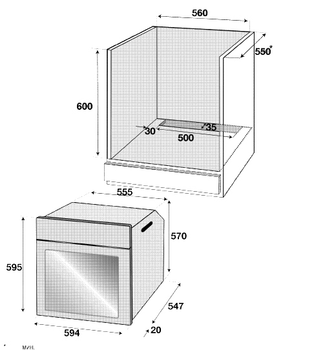 Вбудована духова шафа Beko BIE 24301 (W)