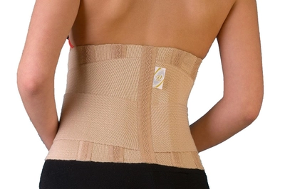Пояс корсет с ребрами жесткости поясничный для талии и спины утягивающий ортопедический эластичный ВІТАЛІ размер №4 (2109)