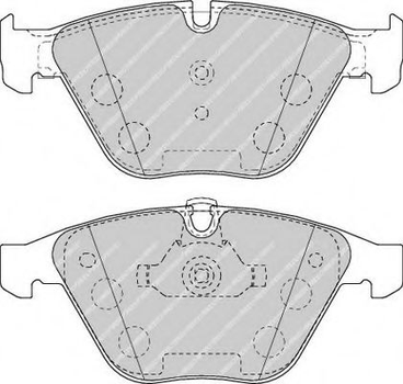 Гальмівні колодки, к-кт Ferodo (FDB4191)