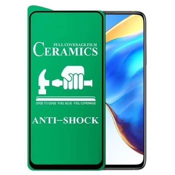 Защитное гибкое стекло Ceramic Glass 9D для Xiaomi Redmi Note 10 Pro Black