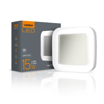 Светодиодный внешний светильник VIDEX ART 15W 5000К 220V IP65 квадрат