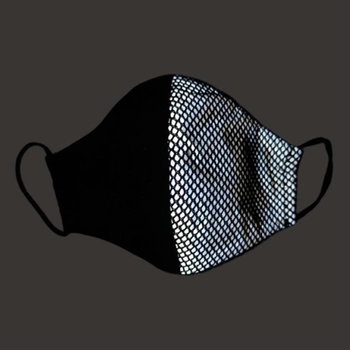 Захисна Маска Для Обличчя З Світловідбиваючої Вставкою (Колір - Чорний)