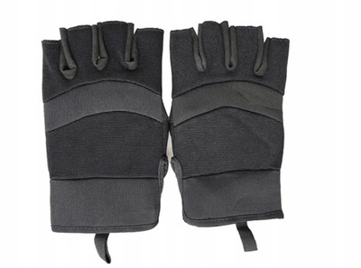 Перчатки без пальцев -Tactical Army XL BLACK