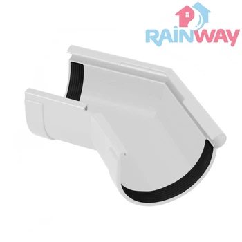 Угол желоба наружный 135 градусов RAINWAY 130 система Белый