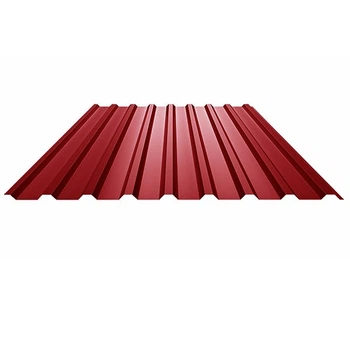 Профнастил покрівельний KLEVERSTEEL ПК-20 1160/1120 мм 0,40 мм RAL 3005 Вишня