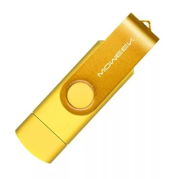 ​Многофункциональный USB 3.0 OTG флеш-накопитель Moweek 32GB Желтый цвет