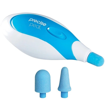 Электрическая пемза для педикюра PRECISE PEDI пемза для педикюра пяток стоп с 2 насадками