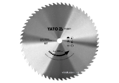 Пильний диск 500x32x60 - YATO YT-60871