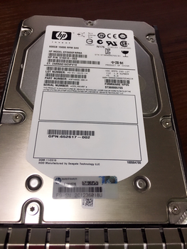 ЖОРСТКУ ДИСК HP 600GB 6G 15K 3.5 SAS P6000 EVA AP872A (516810-003)