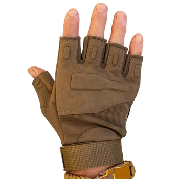 Тактические Перчатки Без Пальцев Размер XL