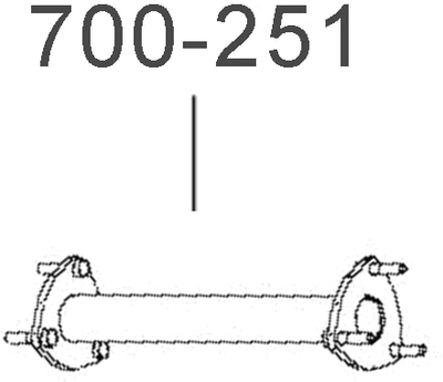 Проставка перехідник замінник каталізатора Bosal Lanos (BO0038) (700-251)