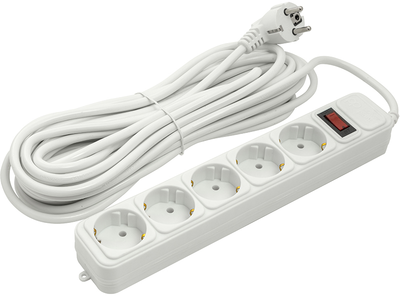 Сетевой фильтр PowerPlant 10 м 5 розеток JY-1056/10 (PPSA10M100S5)