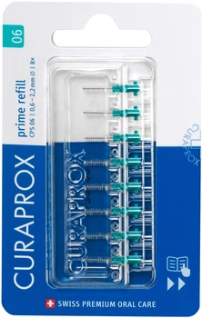 Zestaw szczoteczek międzyzębwych Curaprox Prime CPS06 Turkusowy 8 szt (7612412426519)