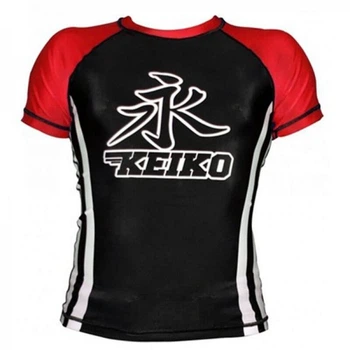 Рашгард с коротким рукавом KEIKO RACA Speed (S) Черный с красным