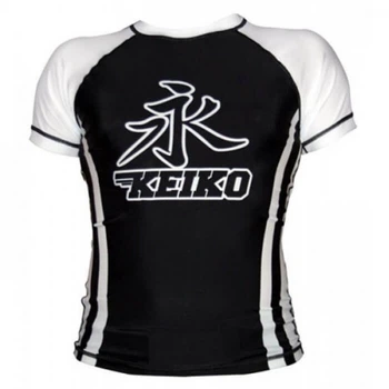 Рашгард з коротким рукавом KEIKO RACA Speed (L) Чорний з білим